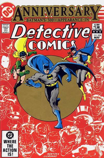 Cover for Detective Comics (DC, 1937 series) #526 [Direct]