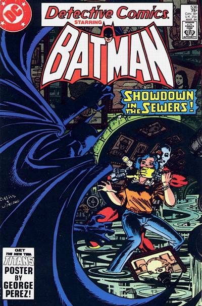 Cover for Detective Comics (DC, 1937 series) #536 [Direct]