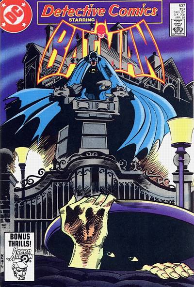 Cover for Detective Comics (DC, 1937 series) #537 [Direct]