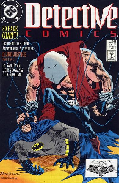Cover for Detective Comics (DC, 1937 series) #598 [Direct]
