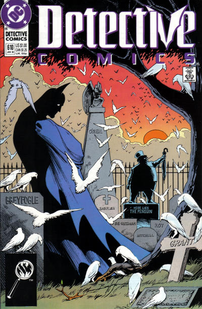 Cover for Detective Comics (DC, 1937 series) #610 [Direct]