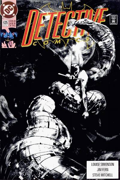 Cover for Detective Comics (DC, 1937 series) #635 [Direct]
