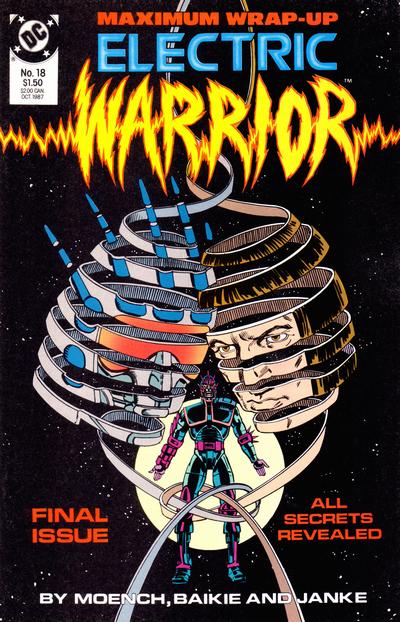 Cover for Electric Warrior (DC, 1986 series) #18