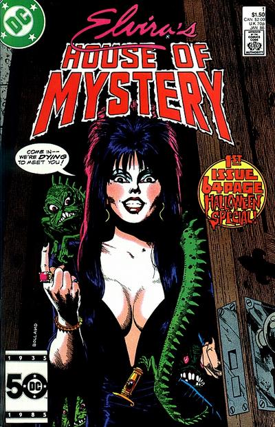 Cover for Elvira's House of Mystery (DC, 1986 series) #1 [Direct]