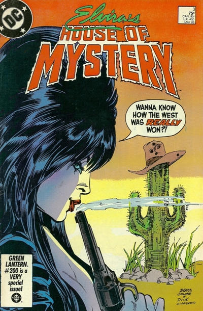 Cover for Elvira's House of Mystery (DC, 1986 series) #3 [Direct]