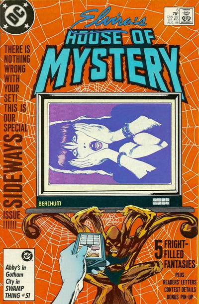 Cover for Elvira's House of Mystery (DC, 1986 series) #6 [Direct]