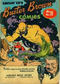 Cover for Buster Brown Comic Book (Brown Shoe Co., 1945 series) #15
