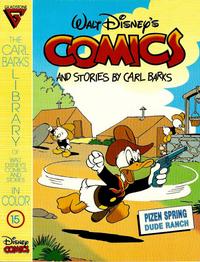 Cover for The Carl Barks Library of Walt Disney's Comics and Stories in Color (Gladstone, 1992 series) #15