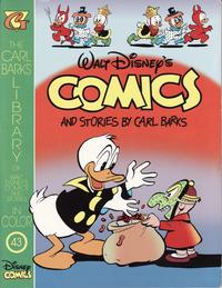 Cover for The Carl Barks Library of Walt Disney's Comics and Stories in Color (Gladstone, 1992 series) #43