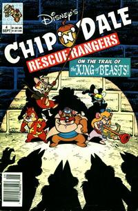 Cover Thumbnail for Chip 'n' Dale Rescue Rangers (Disney, 1990 series) #4 [Newsstand]
