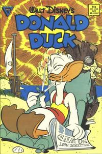 Cover Thumbnail for Donald Duck (Gladstone, 1986 series) #258 [Newsstand]