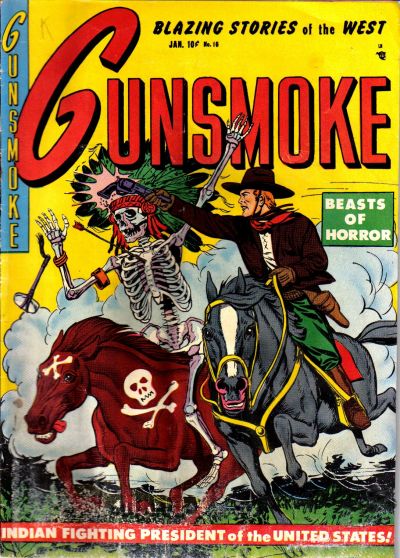 Cover for Gunsmoke (Youthful, 1949 series) #16