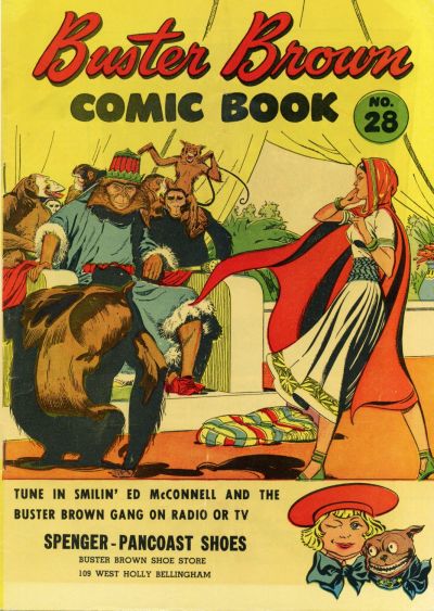Cover for Buster Brown Comic Book (Brown Shoe Co., 1945 series) #28