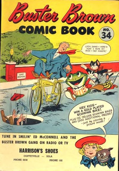 Cover for Buster Brown Comic Book (Brown Shoe Co., 1945 series) #34