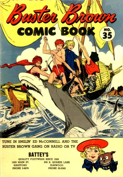 Cover for Buster Brown Comic Book (Brown Shoe Co., 1945 series) #35