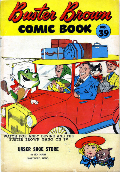 Cover for Buster Brown Comic Book (Brown Shoe Co., 1945 series) #39
