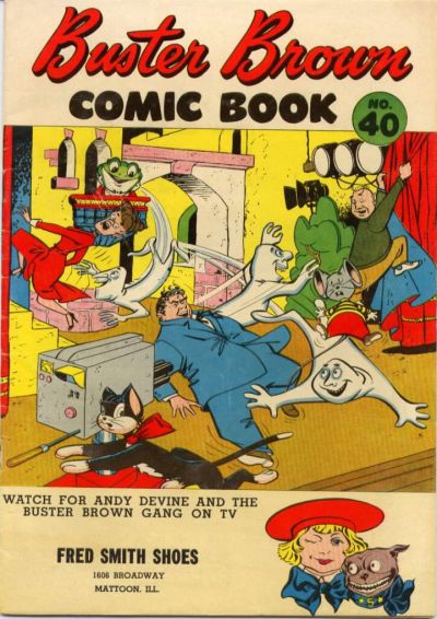 Cover for Buster Brown Comic Book (Brown Shoe Co., 1945 series) #40