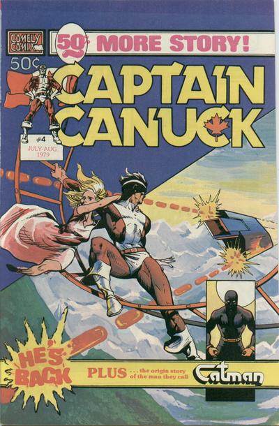 Cover for Captain Canuck (Comely Comix, 1975 series) #4