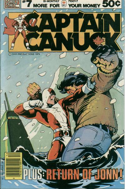 Cover for Captain Canuck (Comely Comix, 1975 series) #7