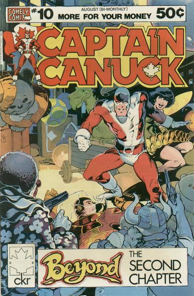 Cover for Captain Canuck (Comely Comix, 1975 series) #10 [Direct]