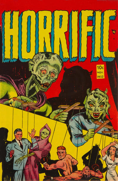 Cover for Horrific (Comic Media, 1952 series) #2