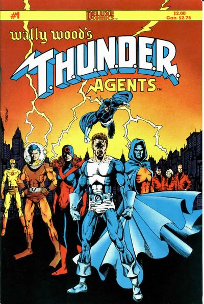 Cover for Wally Wood's T.H.U.N.D.E.R. Agents (Deluxe Comics, 1984 series) #1