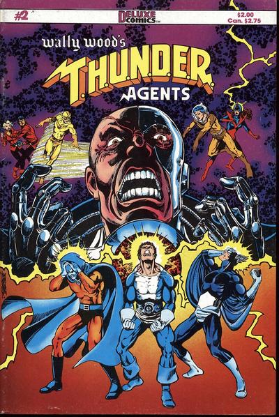 Cover for Wally Wood's T.H.U.N.D.E.R. Agents (Deluxe Comics, 1984 series) #2