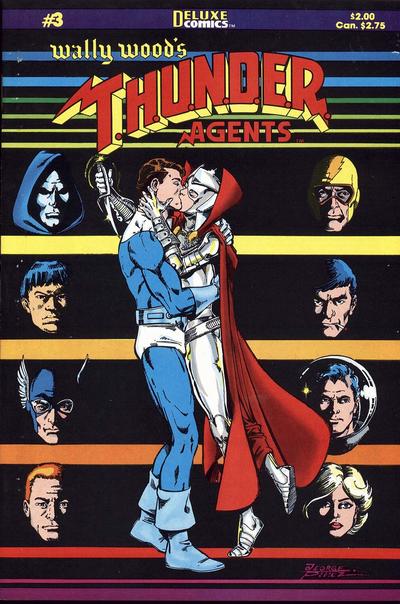 Cover for Wally Wood's T.H.U.N.D.E.R. Agents (Deluxe Comics, 1984 series) #3