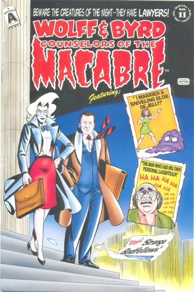 Cover for Wolff & Byrd, Counselors of the Macabre (Exhibit A Press, 1994 series) #11