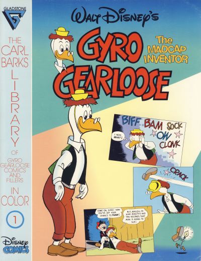 Cover for The Carl Barks Library of Gyro Gearloose Comics and Fillers in Color (Gladstone, 1993 series) #1