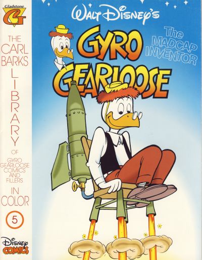 Cover for The Carl Barks Library of Gyro Gearloose Comics and Fillers in Color (Gladstone, 1993 series) #5