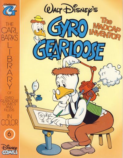 Cover for The Carl Barks Library of Gyro Gearloose Comics and Fillers in Color (Gladstone, 1993 series) #6