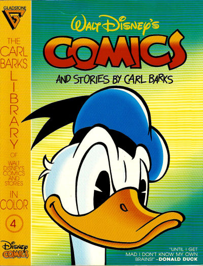 Cover for The Carl Barks Library of Walt Disney's Comics and Stories in Color (Gladstone, 1992 series) #4
