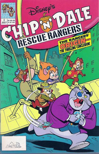 Cover for Chip 'n' Dale Rescue Rangers (Disney, 1990 series) #2 [Direct]