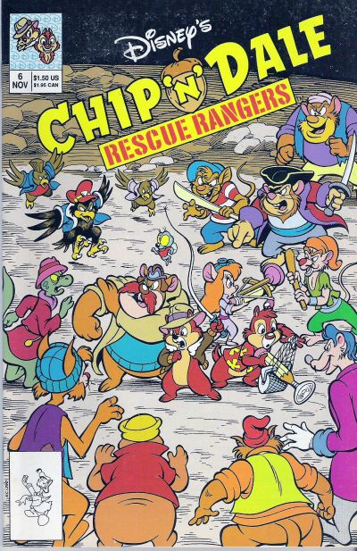 Cover for Chip 'n' Dale Rescue Rangers (Disney, 1990 series) #6