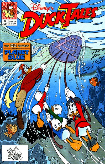 Cover for DuckTales (Disney, 1990 series) #14 [Direct]