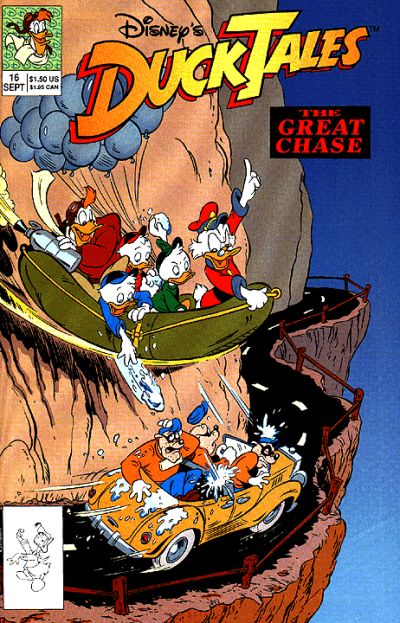 Cover for DuckTales (Disney, 1990 series) #16 [Direct]