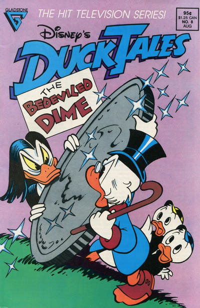 Cover for Disney's DuckTales (Gladstone, 1988 series) #8 [Direct]