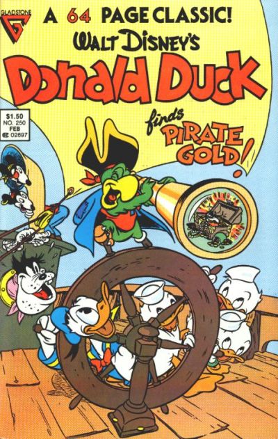 Cover for Donald Duck (Gladstone, 1986 series) #250 [Newsstand]