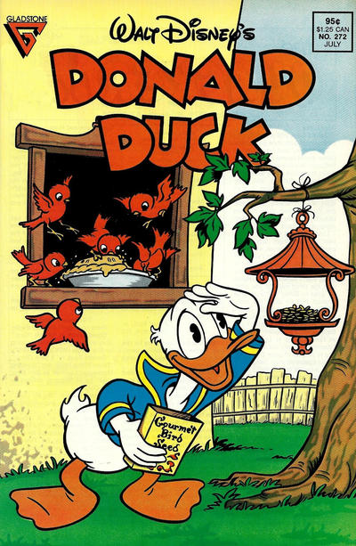 Cover for Donald Duck (Gladstone, 1986 series) #272 [Direct]