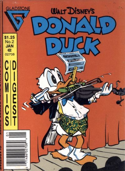 Cover for Donald Duck Comics Digest (Gladstone, 1986 series) #2 [Direct]