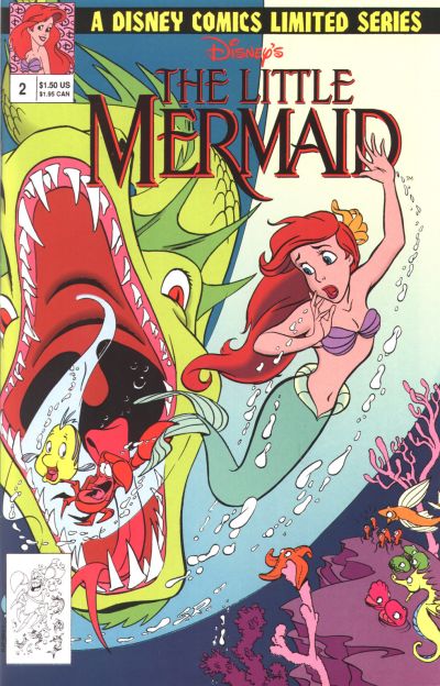 Cover for Disney's the Little Mermaid Limited Series (Disney, 1992 series) #2