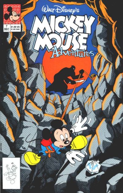 Cover for Walt Disney's Mickey Mouse Adventures (Disney, 1990 series) #7 [Direct]