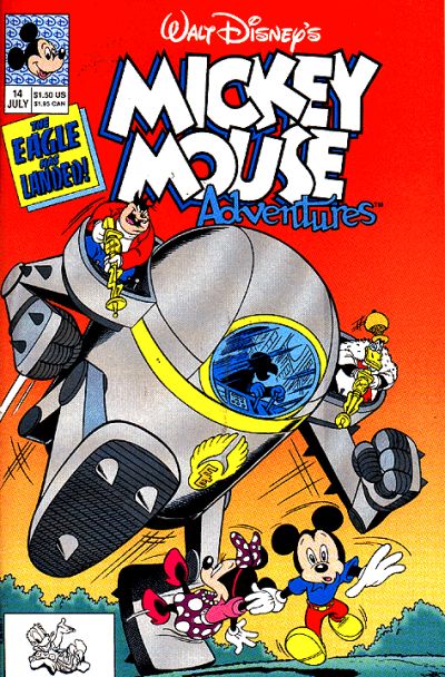 Cover for Walt Disney's Mickey Mouse Adventures (Disney, 1990 series) #14 [Direct]