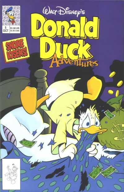 Cover for Walt Disney's Donald Duck Adventures (Disney, 1990 series) #5 [Direct]