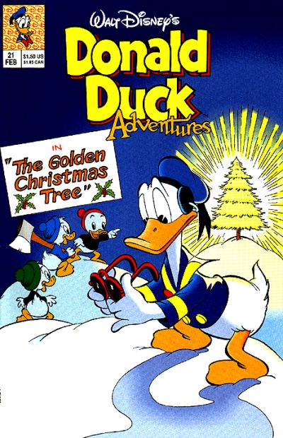 Cover for Walt Disney's Donald Duck Adventures (Disney, 1990 series) #21 [Newsstand]