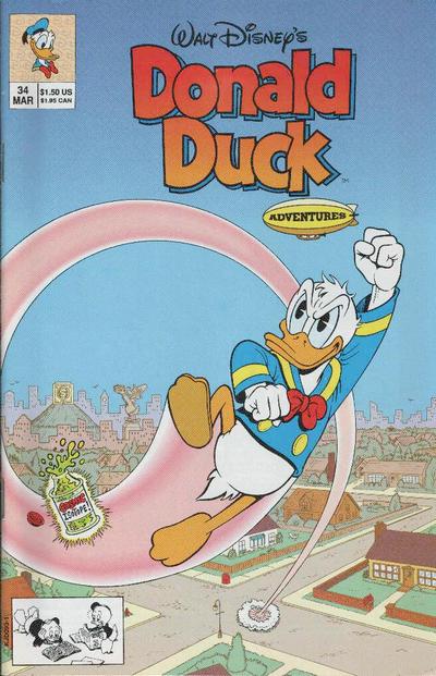 Cover for Walt Disney's Donald Duck Adventures (Disney, 1990 series) #34 [Direct]