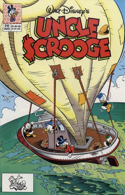 Cover for Walt Disney's Uncle Scrooge (Disney, 1990 series) #245 [Direct]