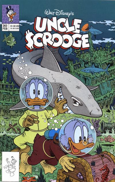 Cover for Walt Disney's Uncle Scrooge (Disney, 1990 series) #263 [Direct]