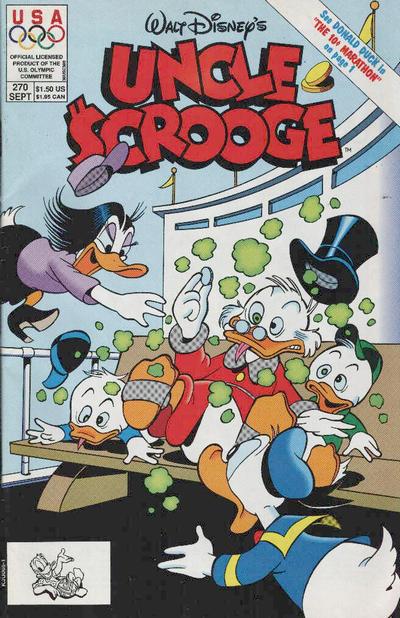 Cover for Walt Disney's Uncle Scrooge (Disney, 1990 series) #270 [Direct]